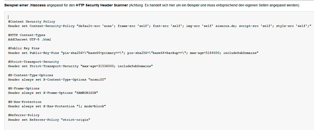 htaccess Code