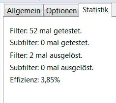 Screenshot vom Mailprogramm TheBat!