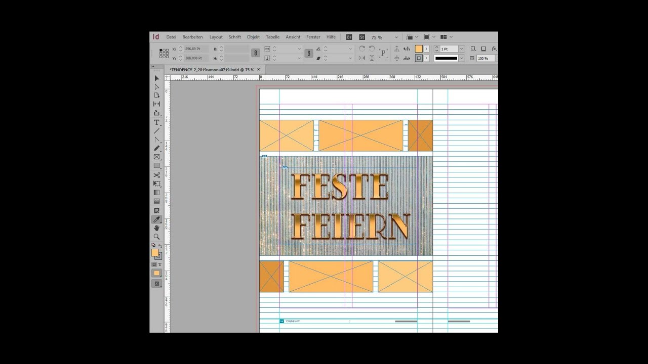 Mit wenigen Klicks Goldschrift in Photoshop gestalten