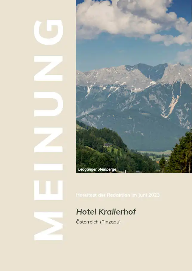 Hotel Krallerhof im Magazin Tendency